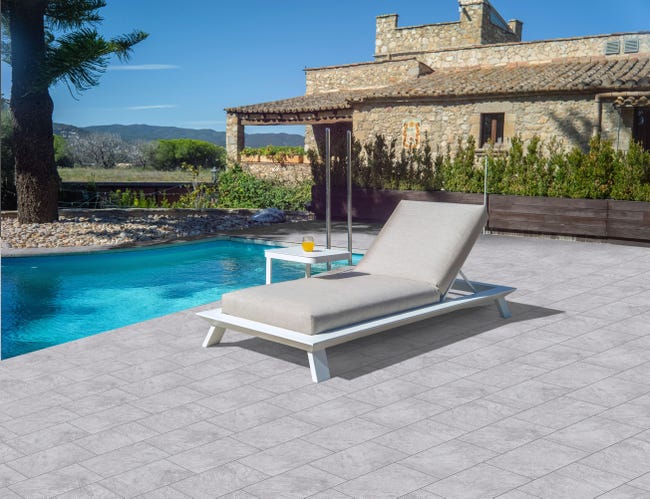 Leroymerlin Piastrella Da Pavimento Esterno Ventasso In Gres Porcellanato Grigio 40 X 20cm Sp. 7.4 Mm Traffico Medio Forte (pei 3/5) R10