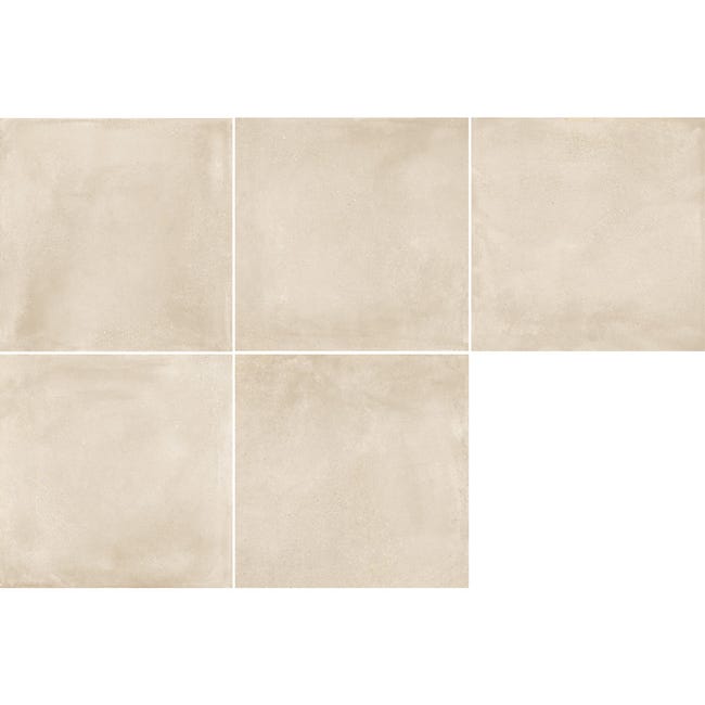 Leroymerlin Piastrella Da Pavimento Interno Roller In Gres Naturale Smaltato Opaco Beige 60.4 X 60.4cm Sp. 7.4 Mm Traffico Intenso (pei 4/5) R9