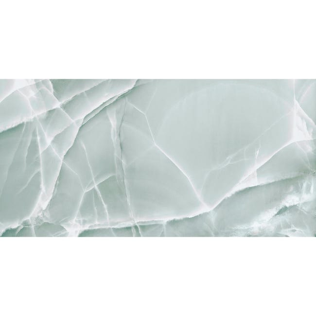 Leroymerlin Piastrella Da Rivestimento Interno Rettificato ALTEA In Gres Porcellanato Smaltato Lucido Onice Blu 120 X 60cm Sp. 7 Mm Traffico Medio Forte (pei 3/5)