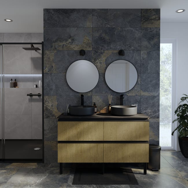 Leroymerlin Piastrella Da Rivestimento Interno Rettificato Ulmo In Gres Porcellanato Smaltato Opaco 74.5 X 74.5cm Sp. 9.7 Mm Traffico Medio Forte (pei 3/5) R9