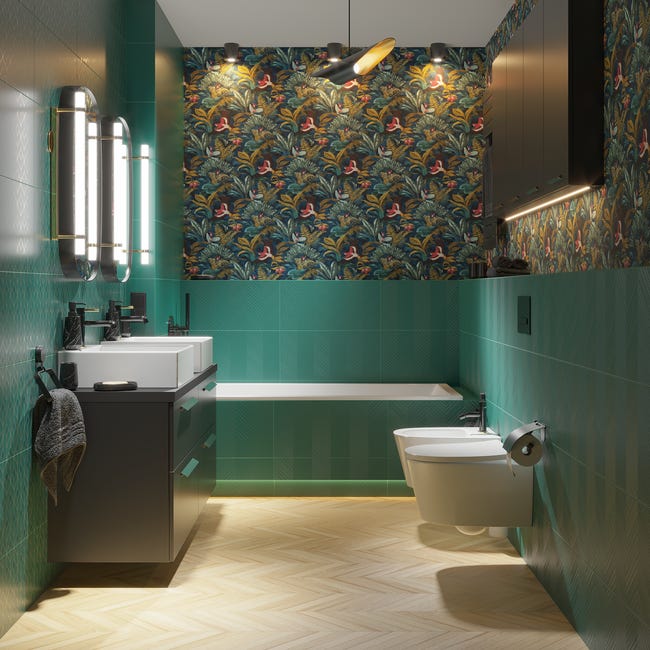 Leroymerlin Piletta Per Lavabo Click-clack EQUATION In Ottone Cromato Attacco 1 1/4" Foro Ø 40 Mm Con Troppopieno