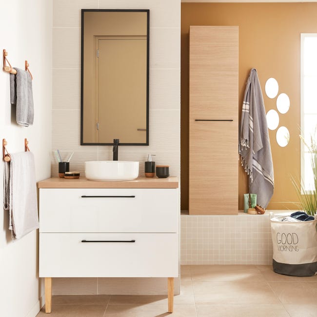 Leroymerlin Piletta Per Lavabo Click-clack EQUATION In Ottone Cromato Attacco 1 1/4" Foro Ø 40 Mm Con Troppopieno