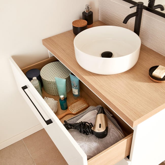 Leroymerlin Piletta Per Lavabo Click-clack EQUATION In Ottone Cromato Attacco 1 1/4" Foro Ø 40 Mm Con Troppopieno