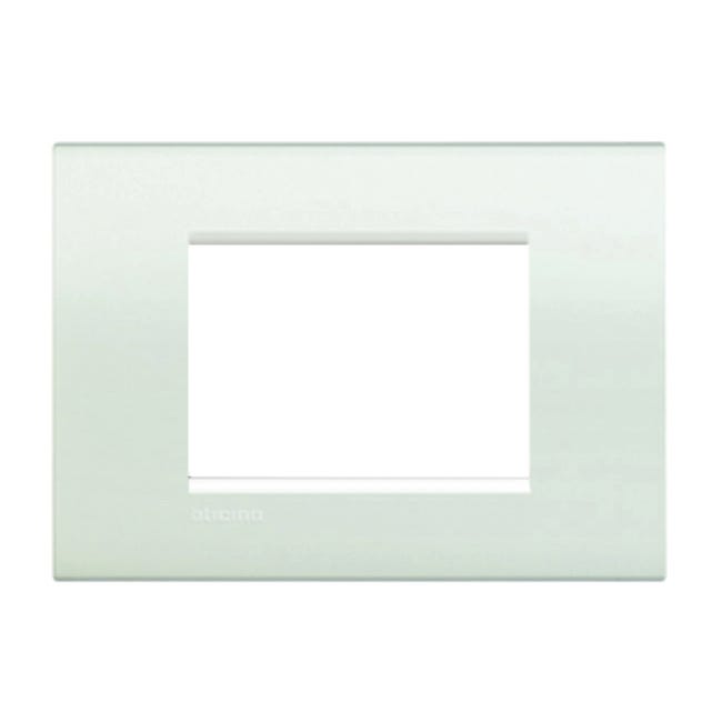 Leroymerlin Placca 3 moduli Living light BTICINO bianco