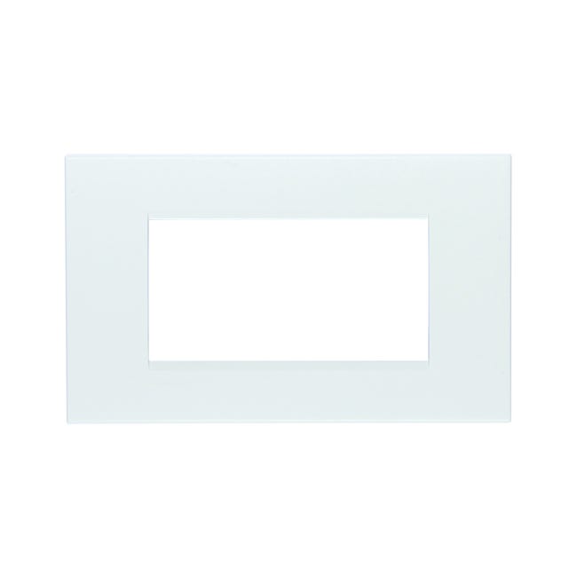 Leroymerlin Placca 4 moduli Living light BTICINO bianco