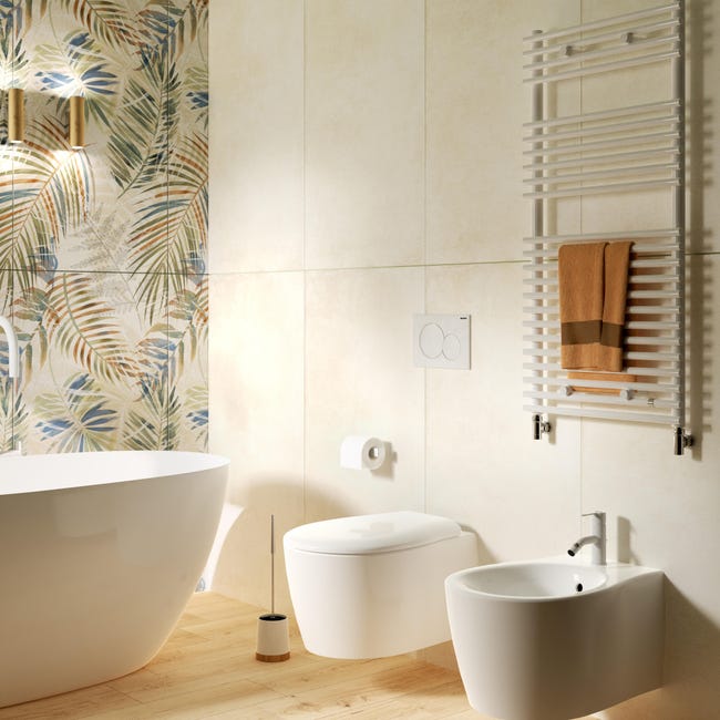 Leroymerlin Placca Di Comando Per Wc Sospeso GEBERIT Sigma 01 Bianco