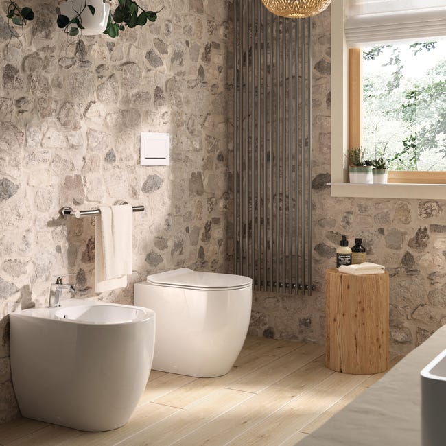 Leroymerlin Placca Di Comando Per Wc Sospeso GEBERIT Sigma 01 Bianco