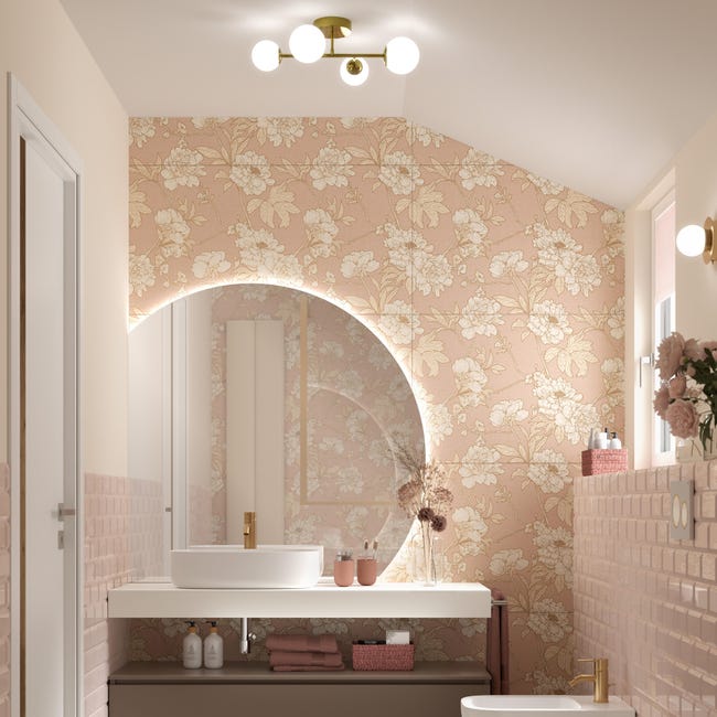 Leroymerlin Plafoniera Glamour Callas 4 X G9 Dorato Ø 12 Cm X INSPIRE