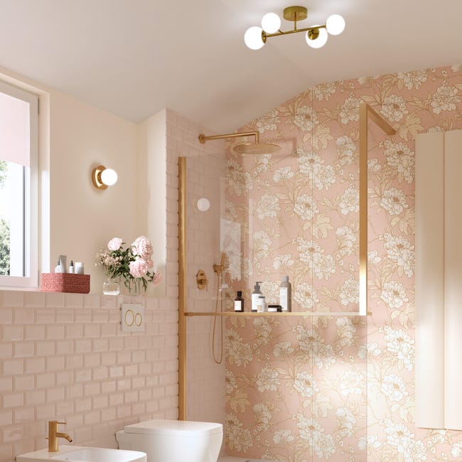 Leroymerlin Plafoniera Glamour Callas 4 X G9 Dorato Ø 12 Cm X INSPIRE