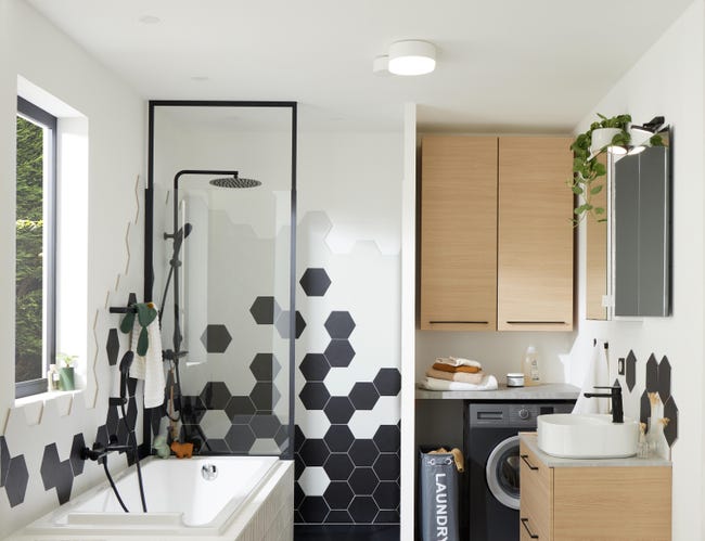 Leroymerlin Plafoniera LED Bagno Kalisto Bianco Luce Naturale 1500 Lumen INSPIRE IP44