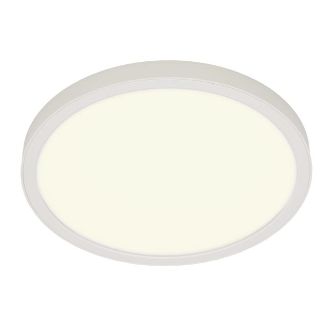 Leroymerlin Plafoniera LED Manoa tondo bianco foro incasso 20.5 cm luce cct regolazione da bianco caldo a bianco freddo