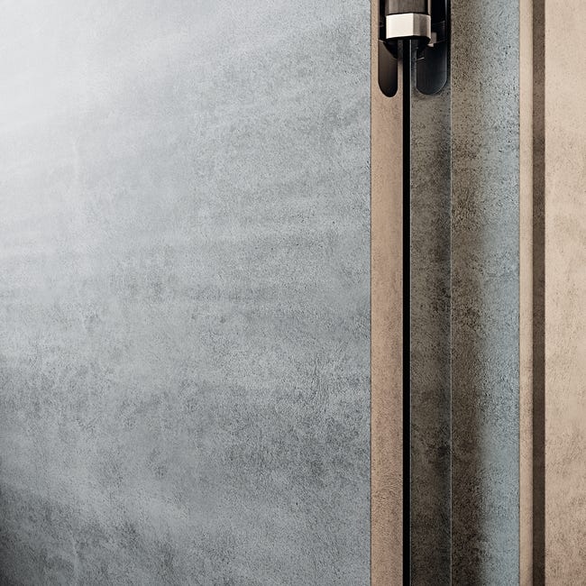 Leroymerlin Porta Battente Beton Grigio L 80 X H 210 Cm Reversibile