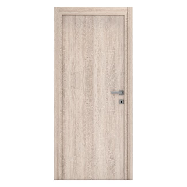 Leroymerlin Porta Battente Brush Rovere L 80 X H 210 Cm Reversibile