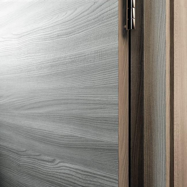 Leroymerlin Porta Battente Corn Rovere Grigio L 90 X H 210 Cm Reversibile