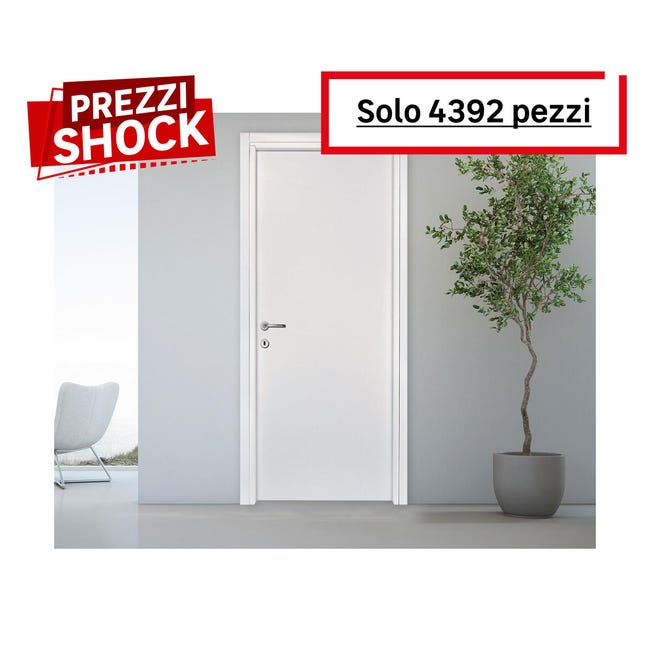 Leroymerlin Porta battente Fresh bianco L 70 x H 210 cm reversibile