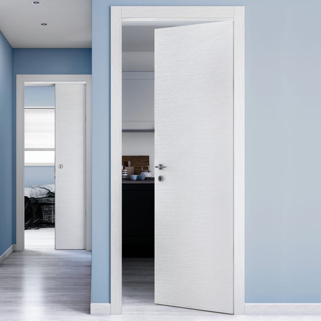 Leroymerlin Porta Battente Kent Bianco L 70 X H 210 Cm Reversibile