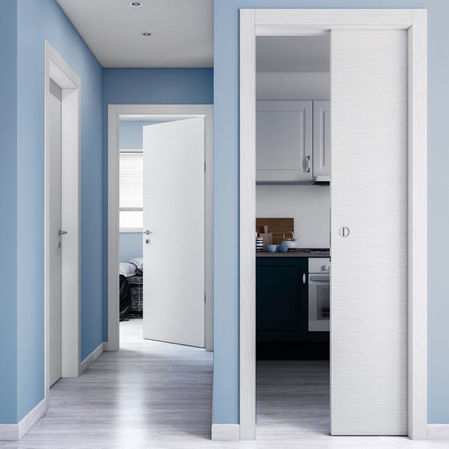 Leroymerlin Porta Battente Kent Bianco L 70 X H 210 Cm Reversibile