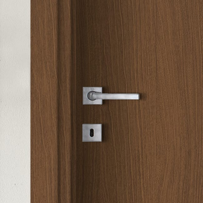 Leroymerlin Porta Battente Noix Noce L 70 X H 210 Cm Reversibile