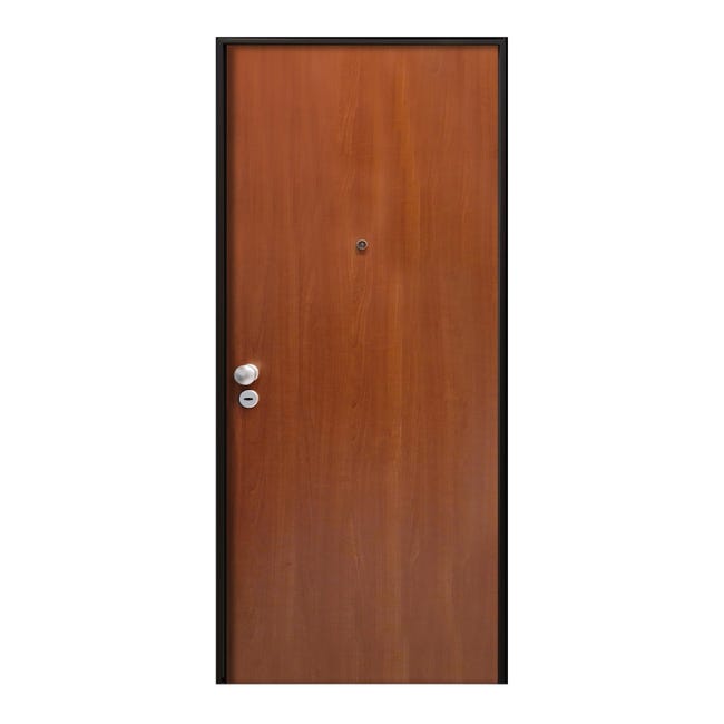 Leroymerlin Porta Blindata MASTER First L 85 X H 210 Cm Noce Apertura Destra