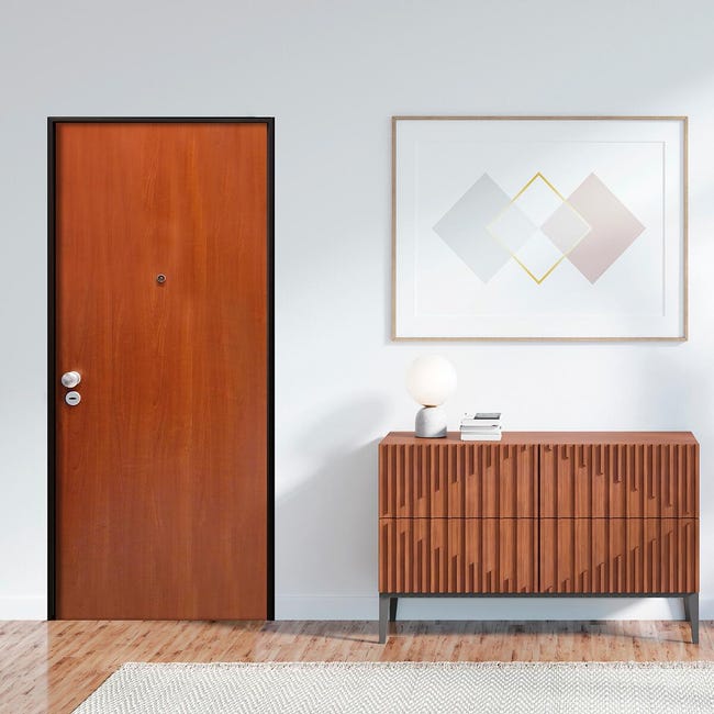 Leroymerlin Porta blindata MASTER First L 85 x H 210 cm noce apertura destra