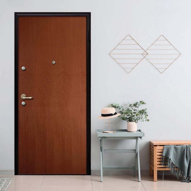 Leroymerlin Porta Blindata MASTER Hanger L 85 X H 200 Cm Noce Apertura Sinistra