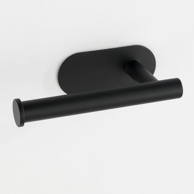 Leroymerlin Porta Rotolo Aperto Orea Black Nero Opaco