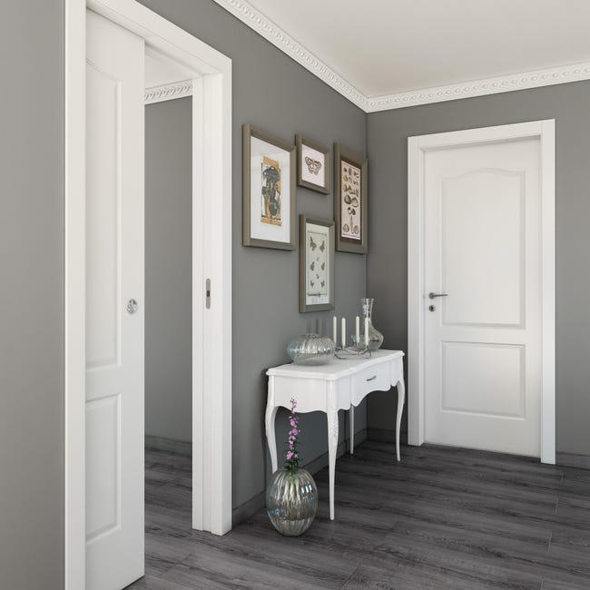 Leroymerlin Porta Scorrevole Empire Bianco L 70 X H 210 Cm Reversibile