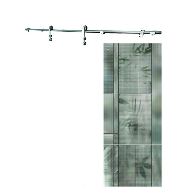 Leroymerlin Porta Scorrevole Heaven In Cristallo L 88 X H 215 Cm Con Binario Lux