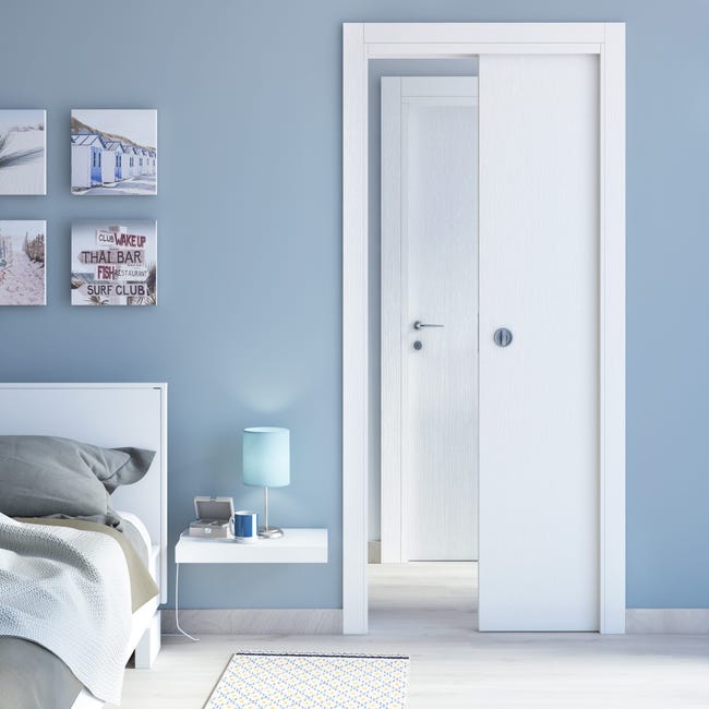 Leroymerlin Porta Scorrevole Renoir Bianco L 80 X H 210 Cm Reversibile