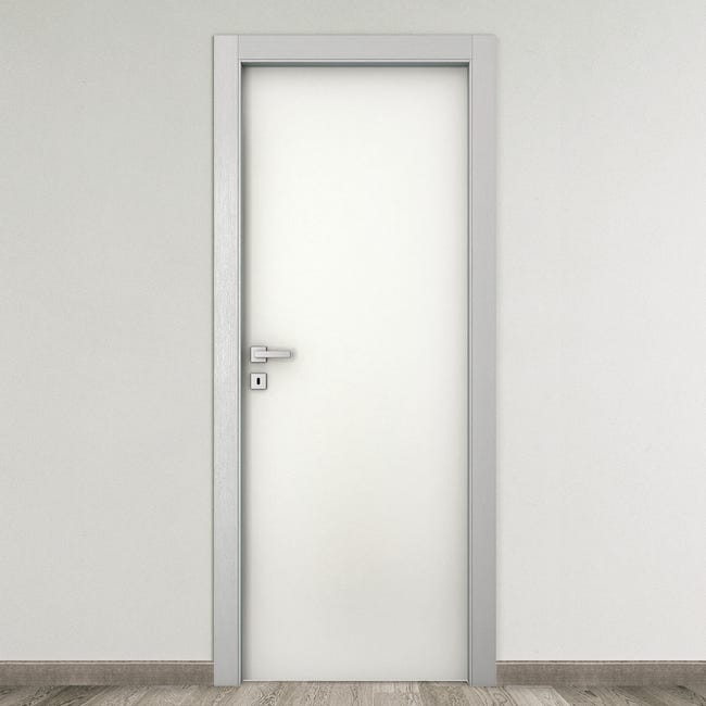 Leroymerlin Porta tamburata battente Bath bianco L 80 x H 210 cm reversibile