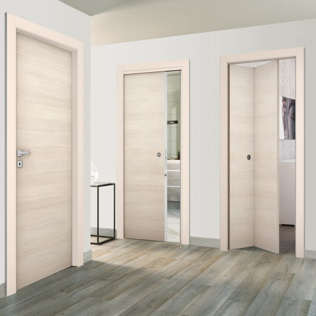 Leroymerlin Porta Tamburata Battente Riga Grano L 60 X H 210 Cm Reversibile