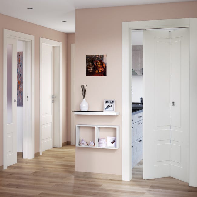 Leroymerlin Porta Tamburata Battente Shibuya Bianco L 70 X H 210 Cm Destra