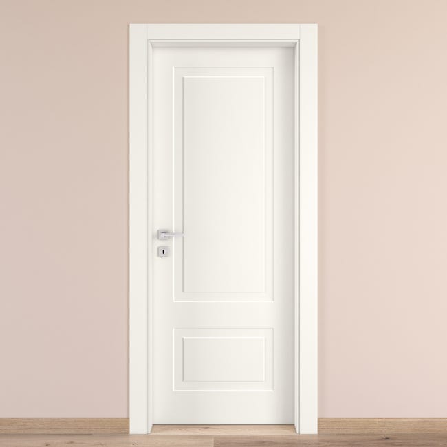 Leroymerlin Porta tamburata battente Shibuya bianco L 70 x H 210 cm destra