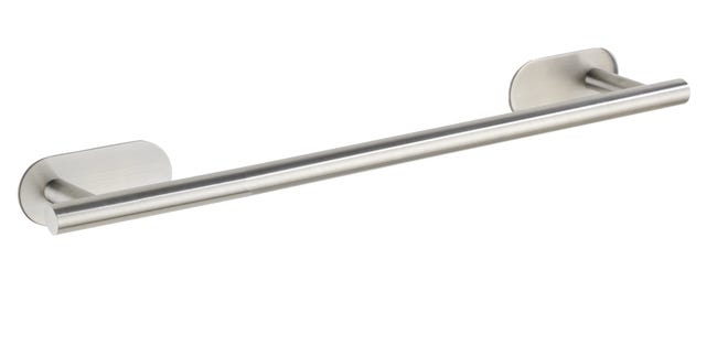 Leroymerlin Portasciugamani da parete Orea cromo spazzolato L 40 cm