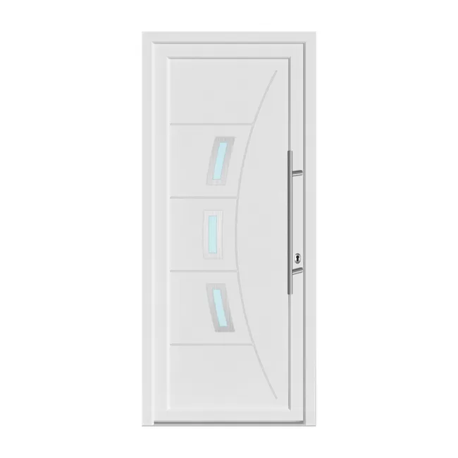 Leroymerlin Portoncino d'ingresso in pvc 20021 L 90 x H 210 cm bianco apertura sinistra