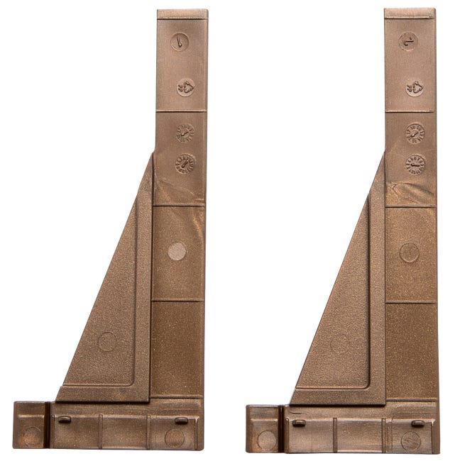 Leroymerlin Profilo D'angolo 2 Pezzi NORTENE MOSAIC/PRIVAT In Alluminio H 14 X L 11 Ruggine