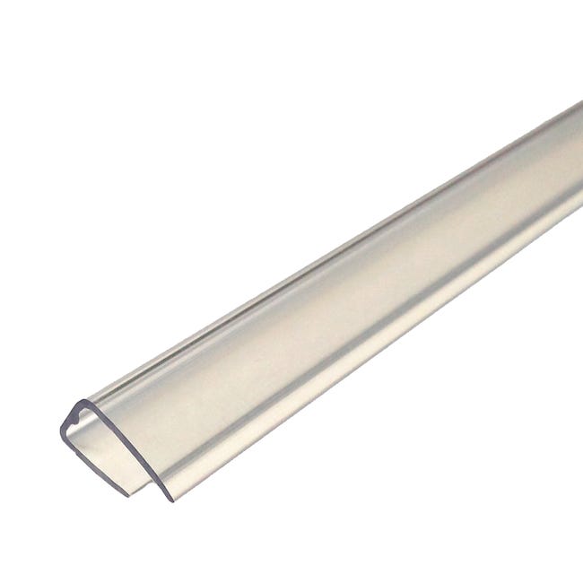 Leroymerlin Profilo di chiusura forma u ONDULINE in policarbonato colore trasparente Dimensioni L 210cm x P 2 cm x sp. 16 mm