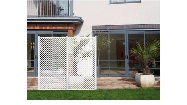 Leroymerlin Profilo NORTENE MOSAIC/PRIVAT In Polipropilene H 200 X L 5.6 Bianco