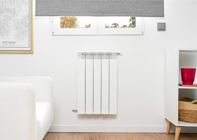 Leroymerlin Radiatore Acqua Calda EQUATION ALURAD In Alluminio 5 Elementi Interasse 600 Mm Bianco