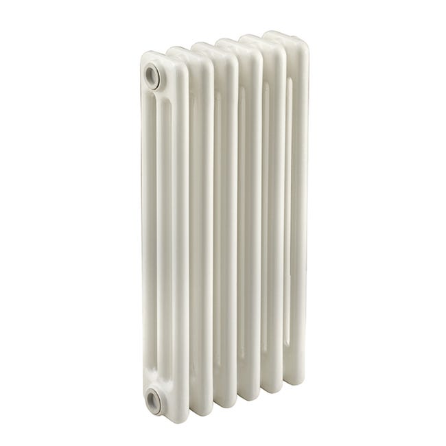 Leroymerlin Radiatore acqua calda EQUATION Comby in acciaio 3 colonne 6 elementi interasse 535 mm bianco