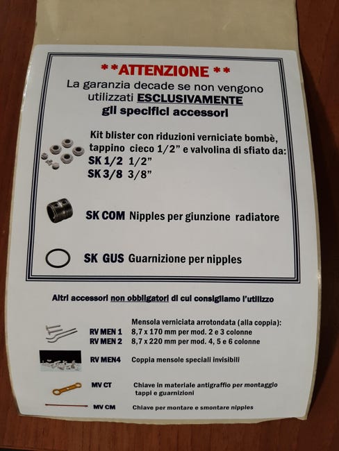 Leroymerlin Radiatore Acqua Calda EQUATION Comby In Acciaio 3 Colonne 15 Elementi Interasse 6850 Mm Bianco