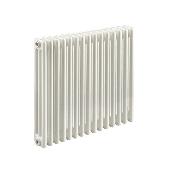 Leroymerlin Radiatore acqua calda EQUATION Comby in acciaio 3 colonne 15 elementi interasse 623 mm bianco