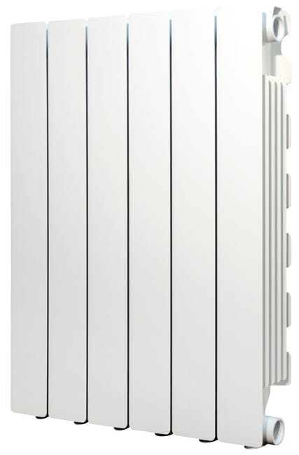 Leroymerlin Radiatore Acqua Calda PRODIGE MODERN In Alluminio 6 Elementi Interasse 600 Mm Bianco