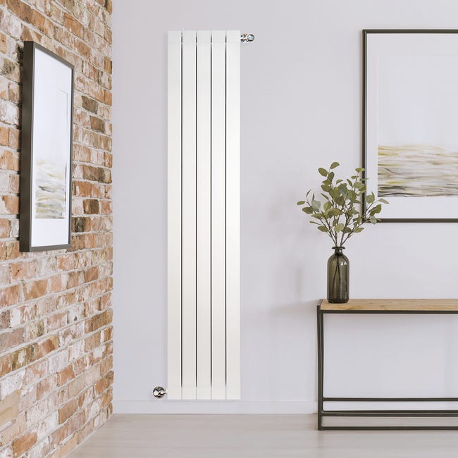 Leroymerlin Radiatore Acqua Calda PRODIGE SUPERIOR In Alluminio 5 Elementi Interasse 2000 Mm Bianco