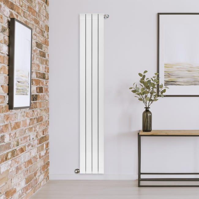 Leroymerlin Radiatore Acqua Calda PRODIGE SUPERIOR In Alluminio 4 Elementi Interasse 2000 Mm Bianco