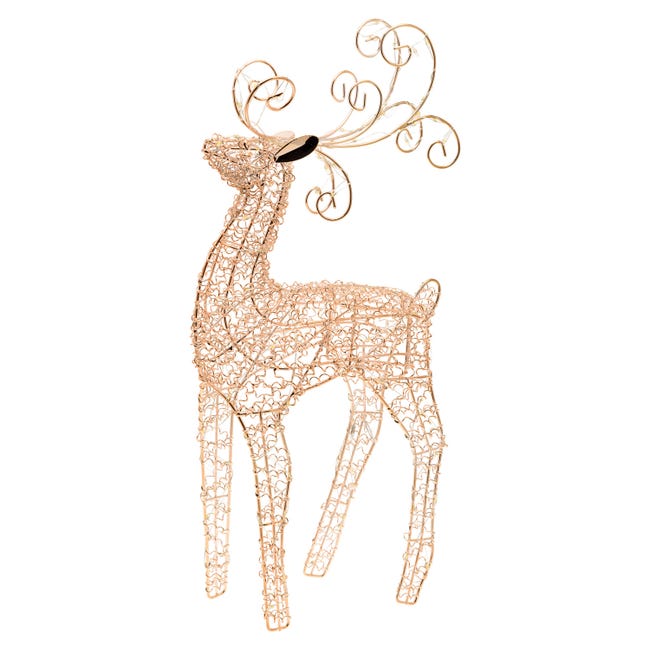 Leroymerlin Renna 100 Lampadine Bianco Caldo H 47 Cm