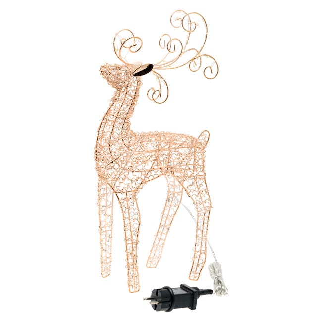 Leroymerlin Renna 100 Lampadine Bianco Caldo H 47 Cm