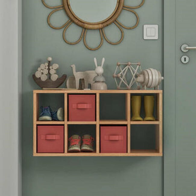 Leroymerlin Ripiano A Croce In Truciolare Rivestito Melaminico Kub SPACEO L 32.6 X P 31.5 Sp 16 Mm Rovere