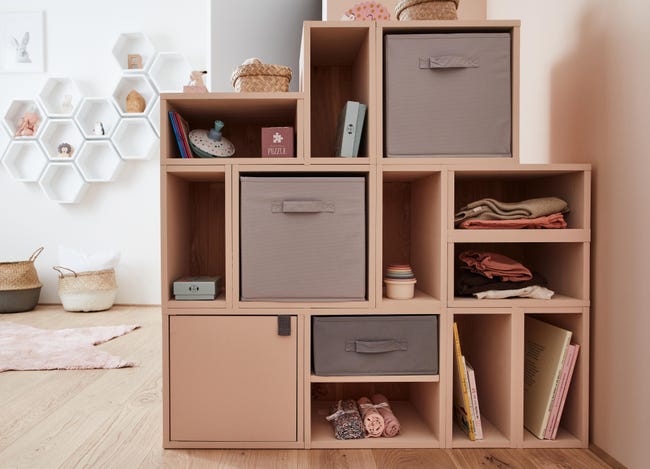 Leroymerlin Ripiano Per Mobile In Legno E Rivestito Di Massello Kub SPACEO L 32.7 X P 31.5 Sp 16 Mm Pino