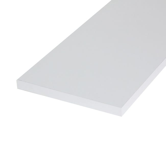 Leroymerlin Ripiano per mobile in truciolare rivestito melaminico ARTENS L 120 x P 40 Sp 18 mm bianco